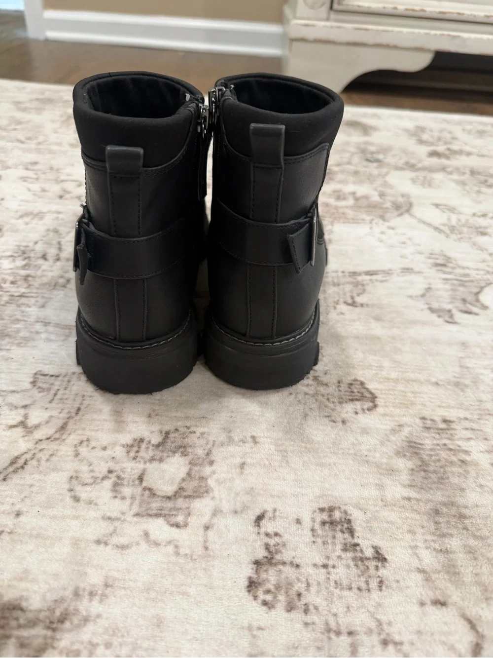 Dr. Scholl's Black Chelsea Ankle Boot with Buckle